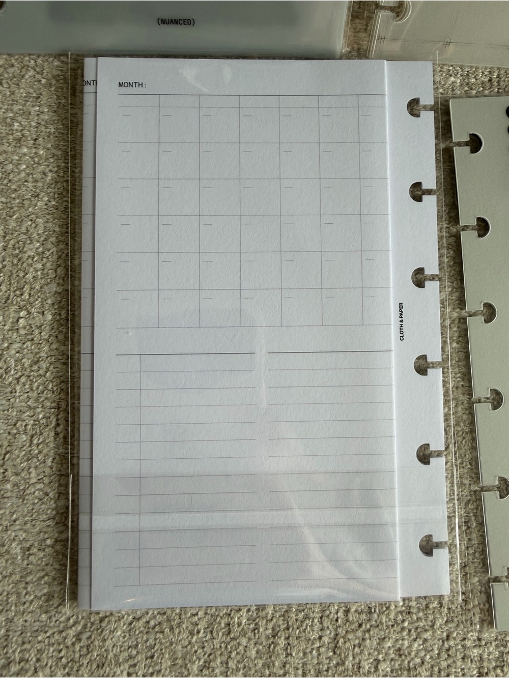 Cloth & Paper CP Petite Planner Bundle Dashboards Inserts Dividers Accessories - Picture 4 of 16